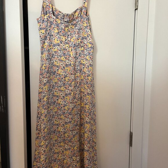 Reformation Persimmon Midi Dress in Dolores - Picture 3 of 4